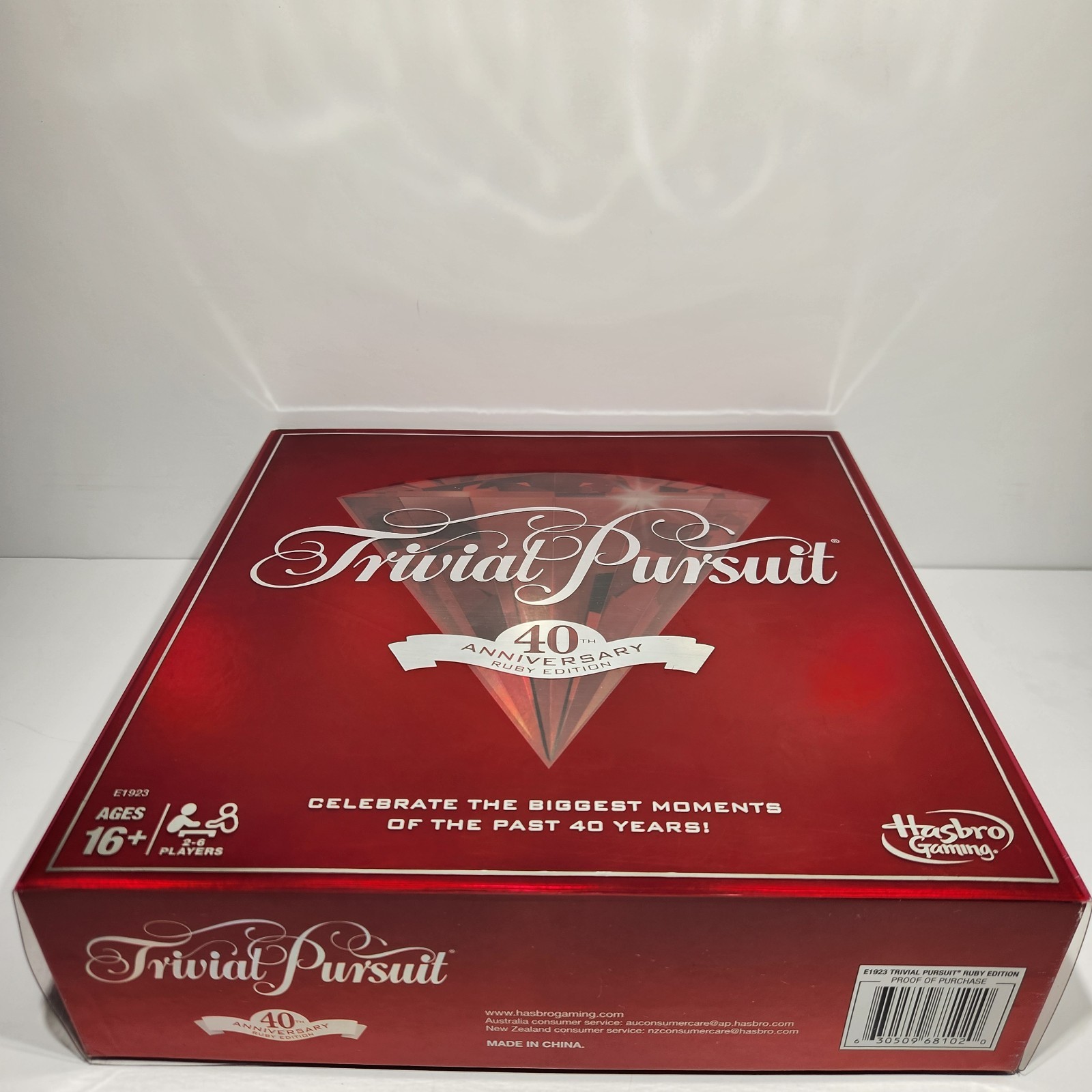 Trivial Pursuit Ruby Edition 40th Anniversary Board Game 100% COMPLETE!