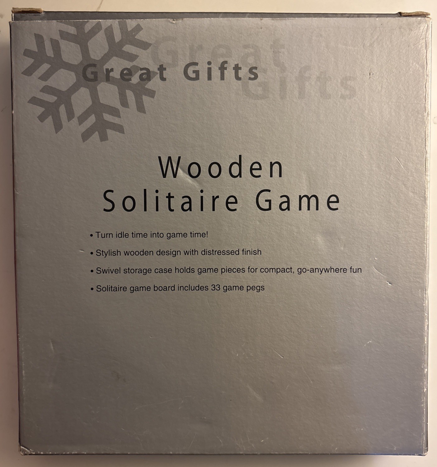 Wooden Solitaire Game Peg Puzzle Single Player Strategy Travel Game Complete Set