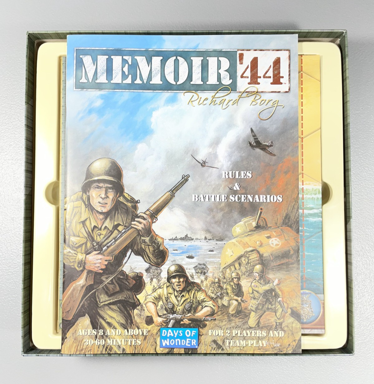 Memoir 44 Core Game Days of Wonder Richard Borg 2-8 Players, Age 8+, 30-60 Mins