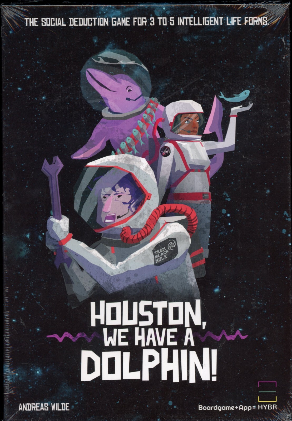 Houston, We Have a Dolphin! Social Deduction Game NEW & SHRINK-WRAPPED