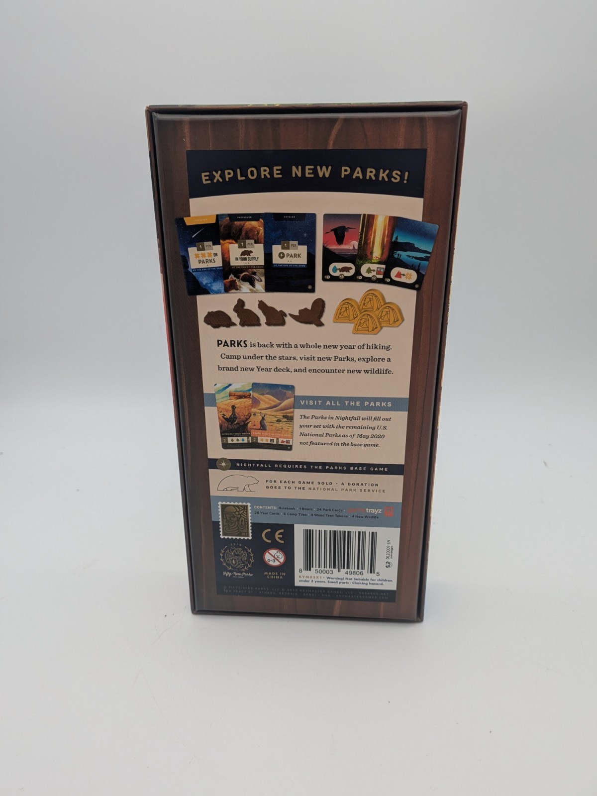 Parks 1st Ed Kickstarter Editio & Nightfall Expansion OOP