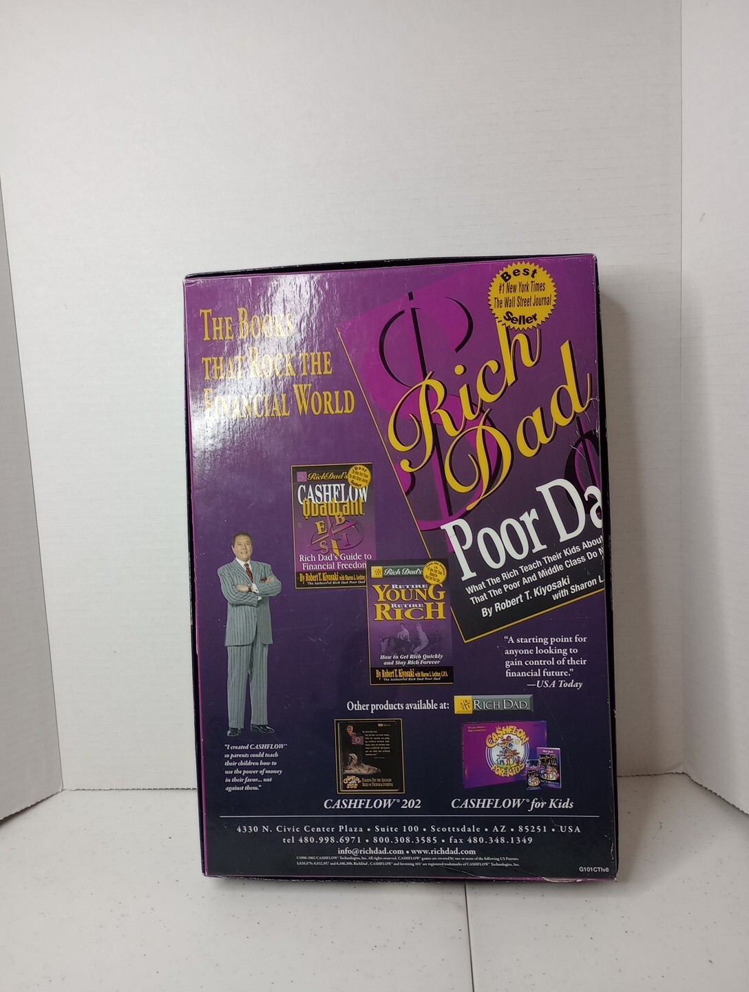Cashflow Investing 101 Board Game Rich Dad Poor Dad Robert Kiyosaki Financial