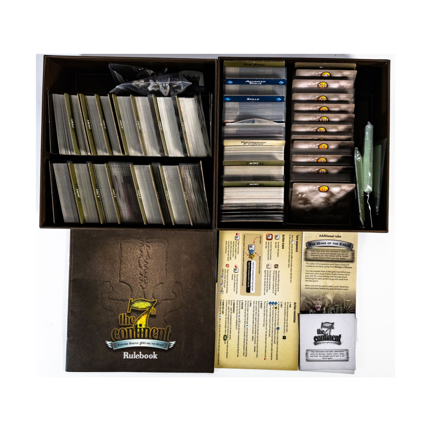 Board Game 7th Continent Collection #66 – 2 Base Games + 4 Expansions VG+/NM