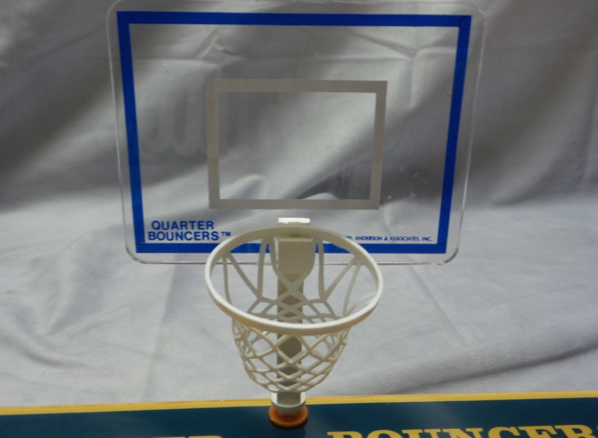 2-Shot Foul Quarter Bouncers coin game Basketball half-court MANCAVE-USED (READ)
