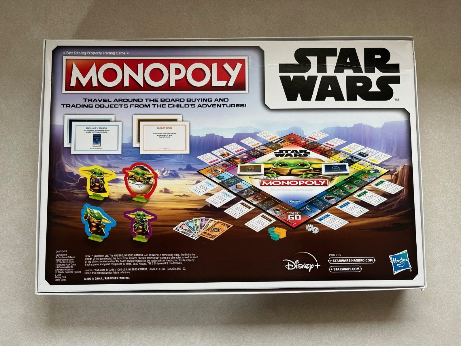 Monopoly Star Wars The Mandalorian Baby Yoda Grogu The Child 2020 Nice Pics!