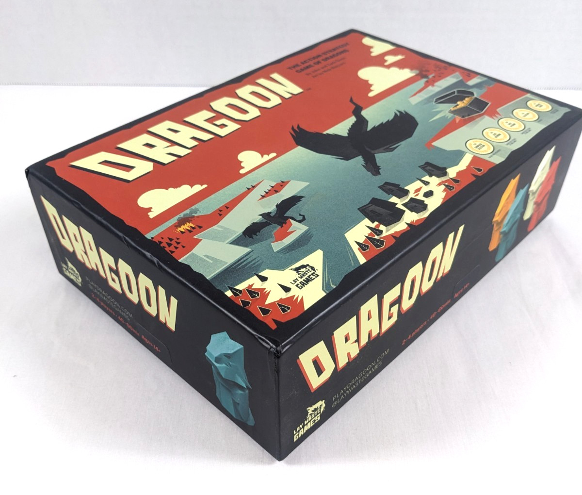 DRAGOON Board Game Standard 4th Edition Used COMPLETE Lay Waste Games 2018