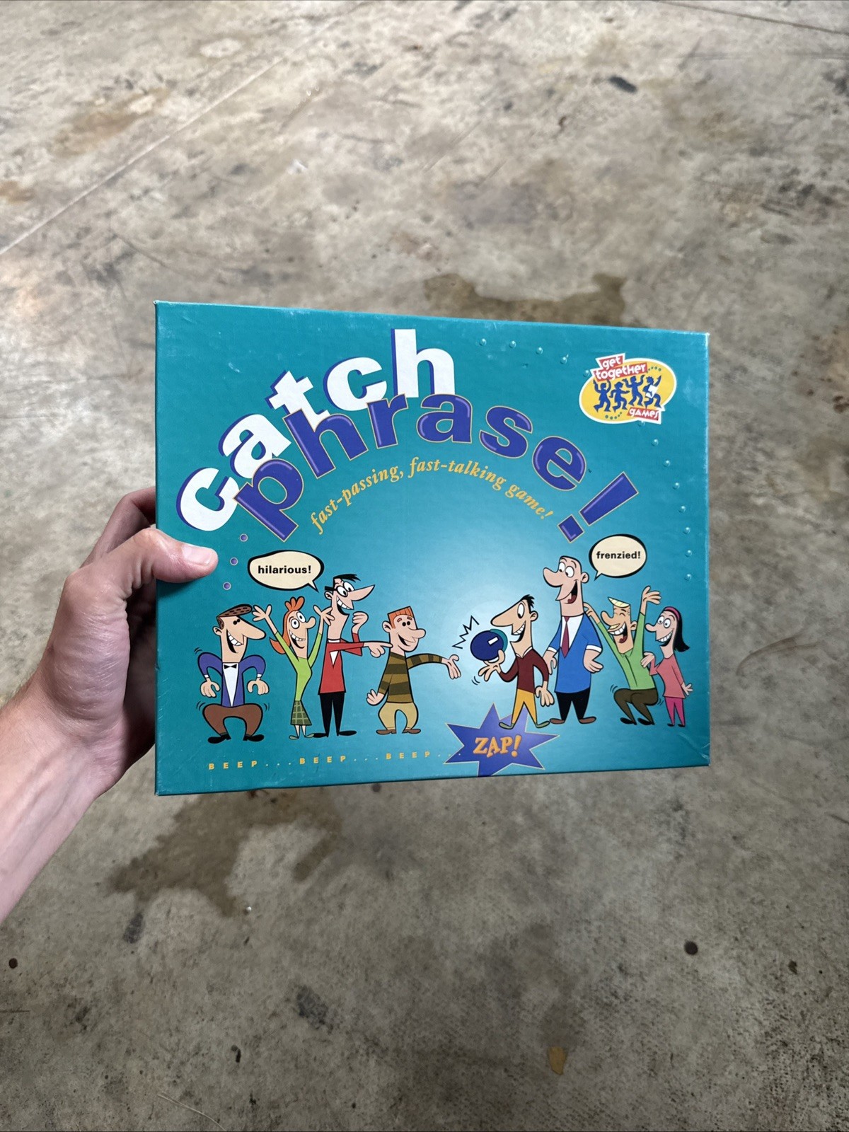 Catch Phrase Board Game 100% COMPLETE 1994 Vintage Timer Tested & Works