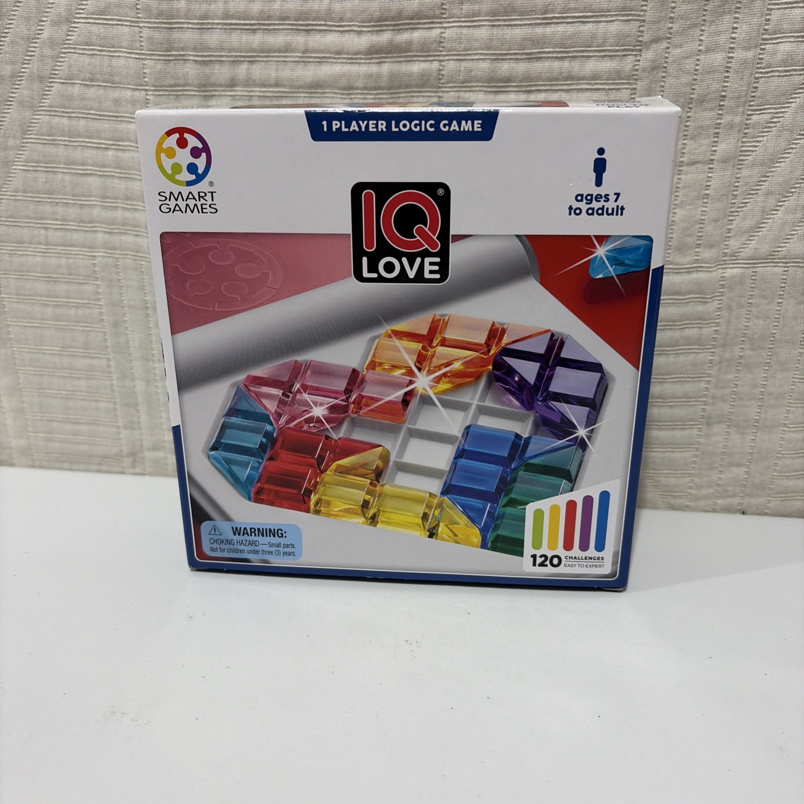 IQ Love Travel Puzzle Game 120 Challenges Brain Teaser Ages 7+