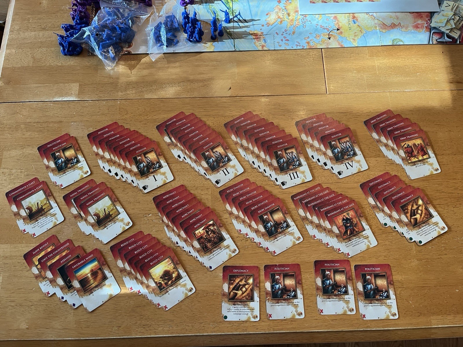 Conquest of the Empire Board Game Eagle Games Version 2005 Nearly Complete Figs