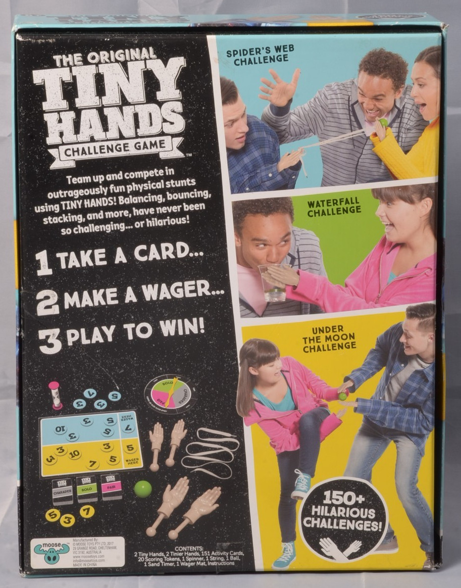 The Original Tiny Hands Challenge Game Moose Games 2017 Family Friends