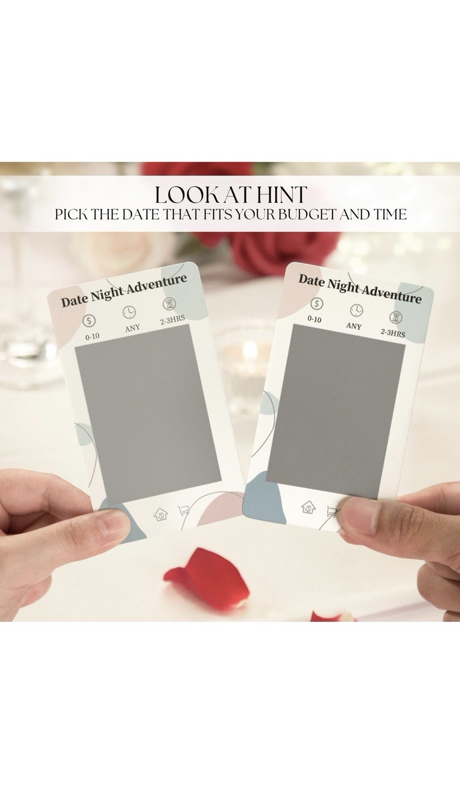 Date Night Adventure – 40 Scratch Off Dates Couples Dating Card Game NEW