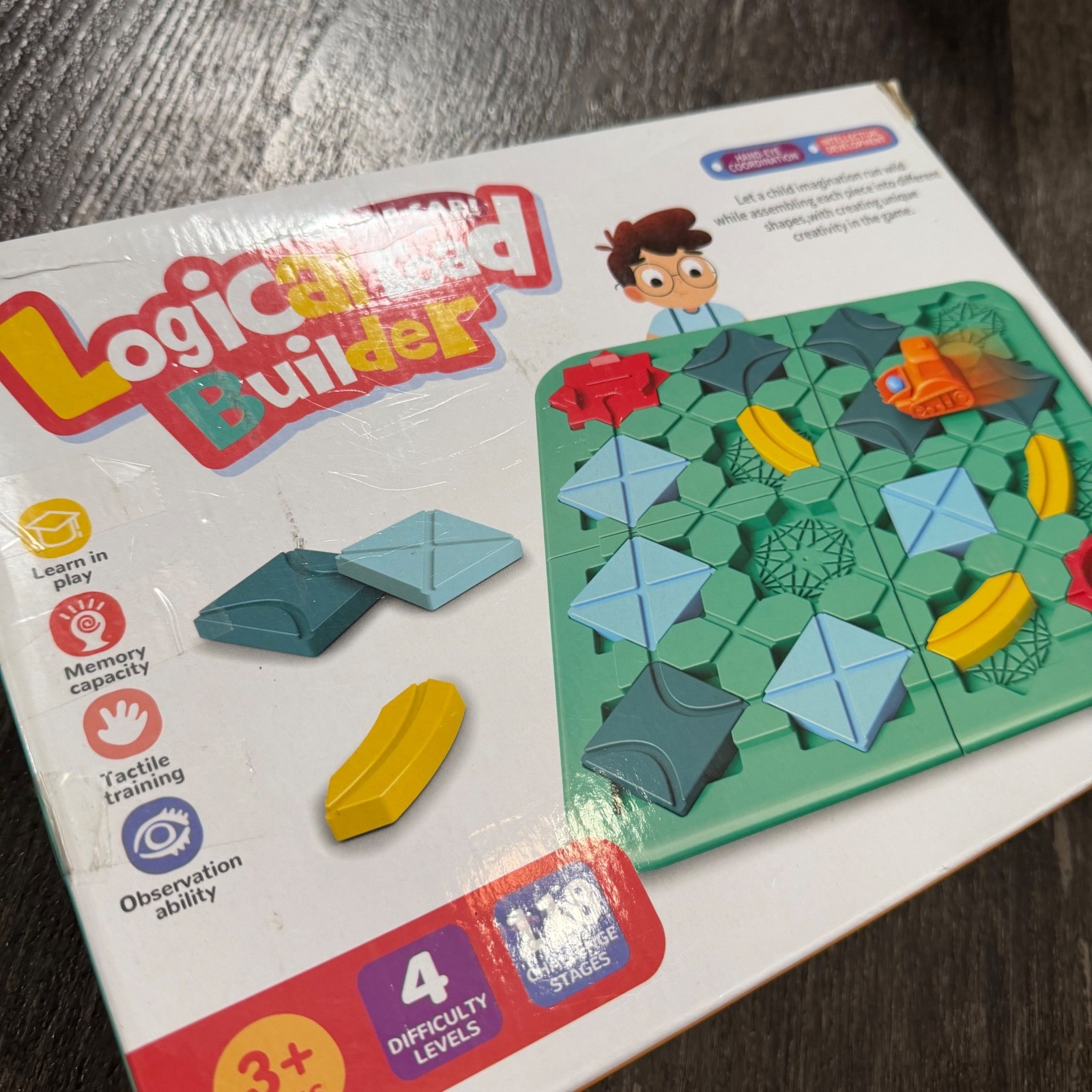 Logical Road Builder STEM Puzzle Game Kids Unisex 3+ Multicolor 118 Challenges