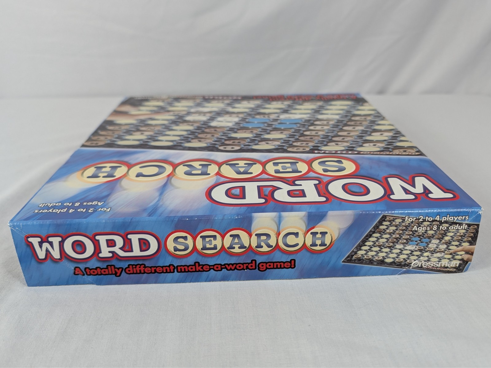 Word Search Board Game by Pressman Wooden Tiles Ages 8+ Pre-owned