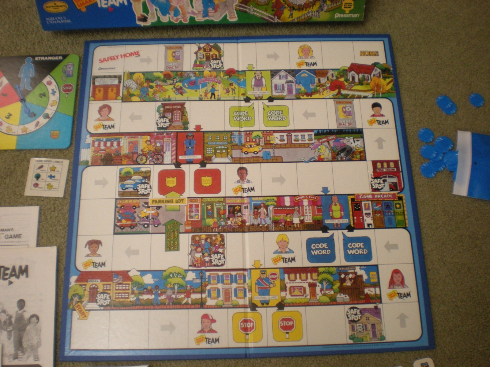Safely Home Vintage 1975 Pressman Board Game of Personal Safety Canada