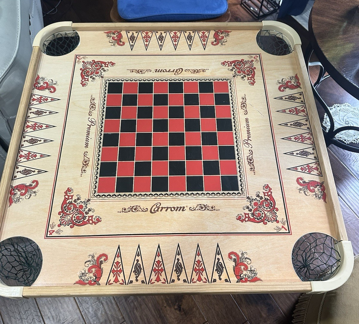 Vintage 2014 Carrom Double Sided Premium Model 100 Game Board.