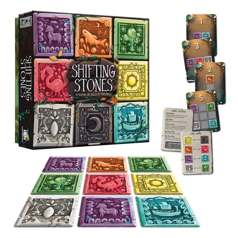 Gamewright – Shifting Stones – A Visual, Decision-Making One Size, Multicolor
