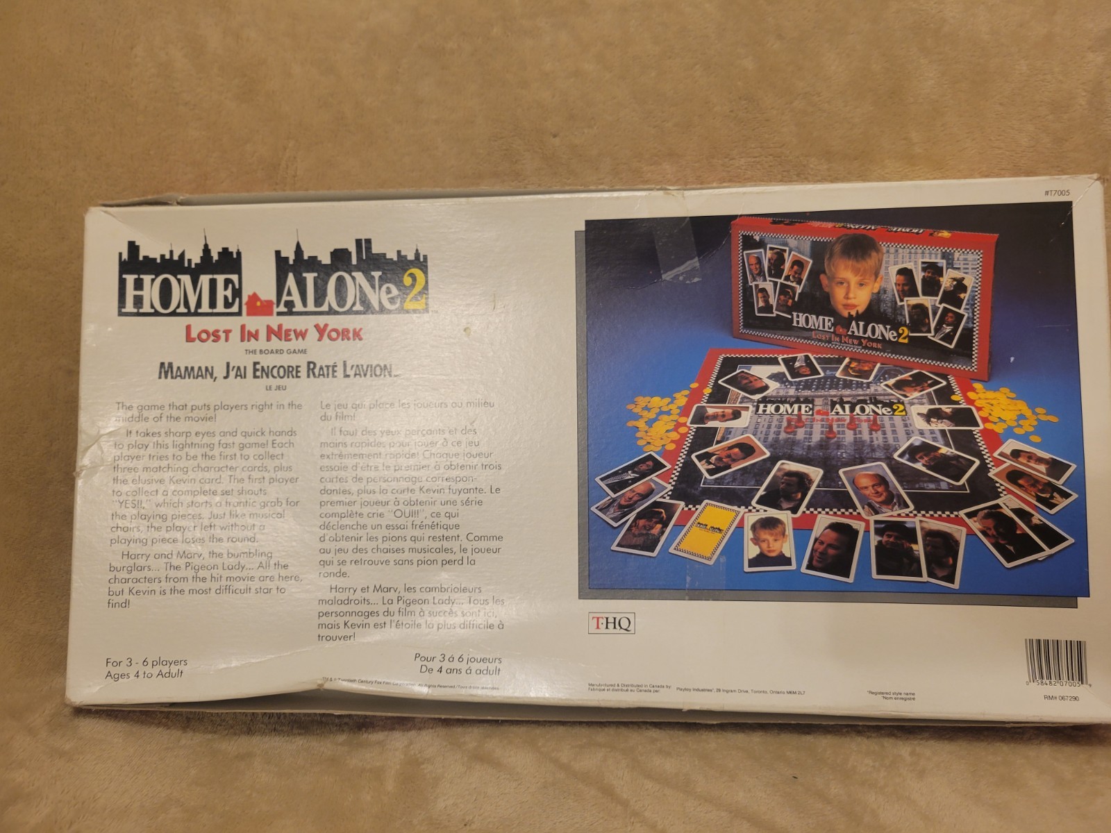 Home Alone 2: Lost in New York Board Game 1992 Almost Complete