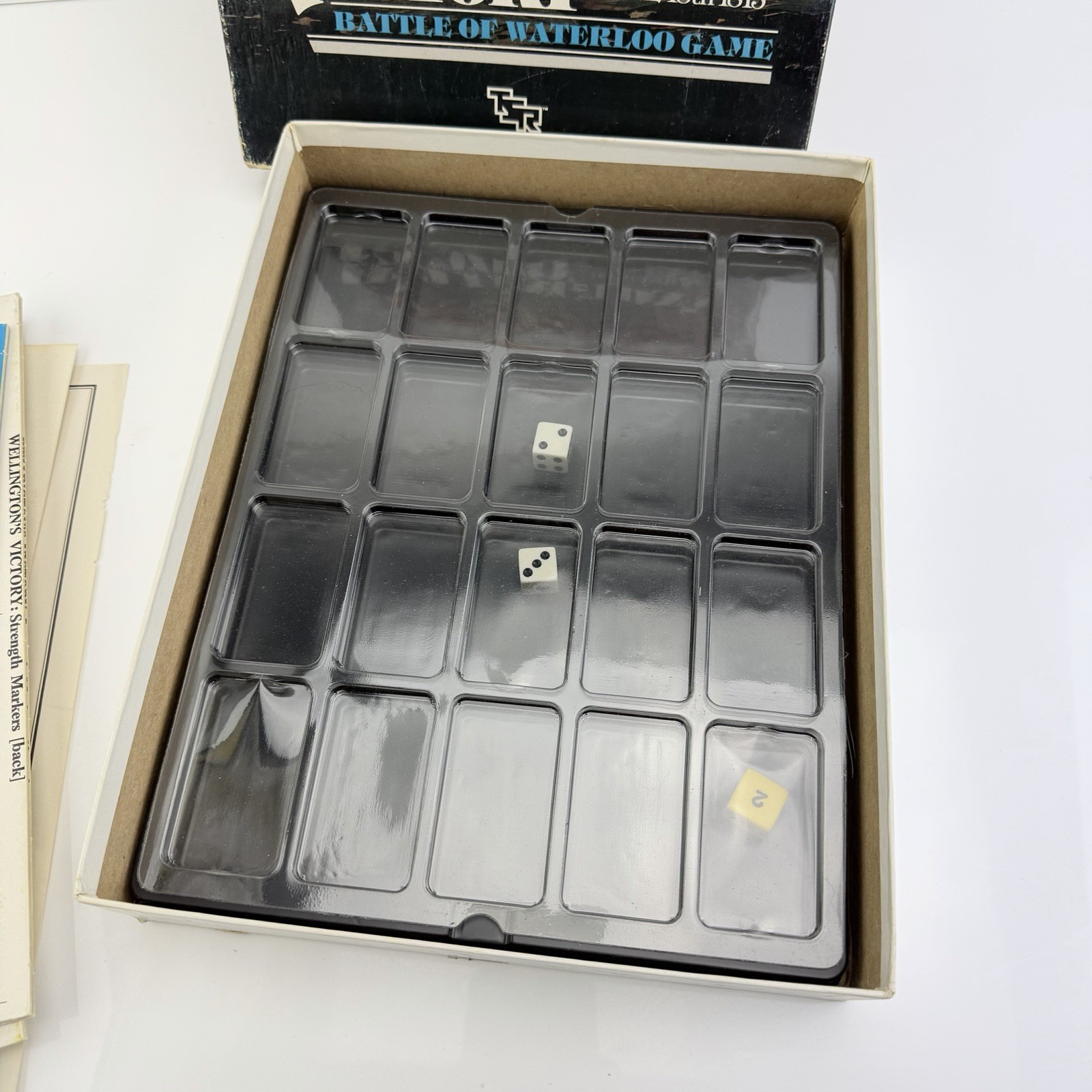 TSR SPI Wellington’s Victory June 18th 1815 Battle of Waterloo Game 1983 UNPUNCH