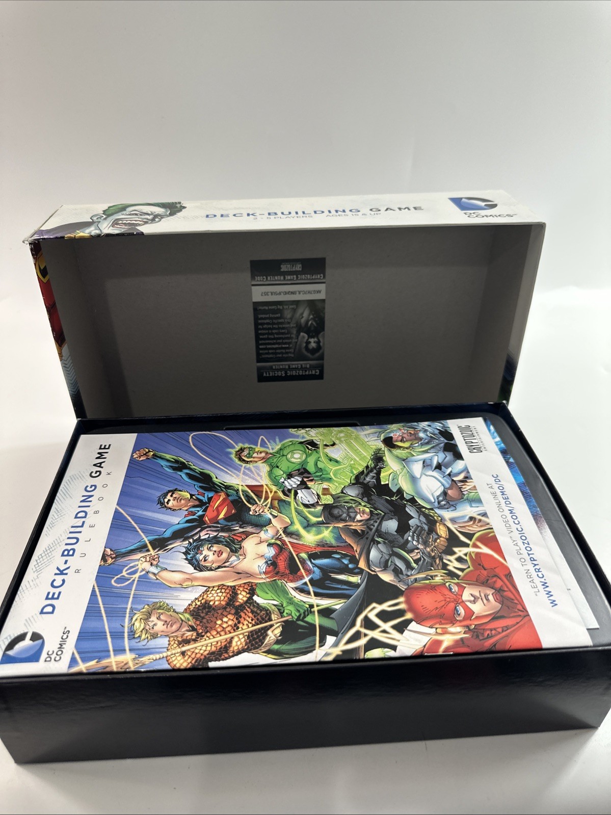 DC Comics Deck Building Game 2012 Cryptozoic Fans Firs~ NEW-RARE