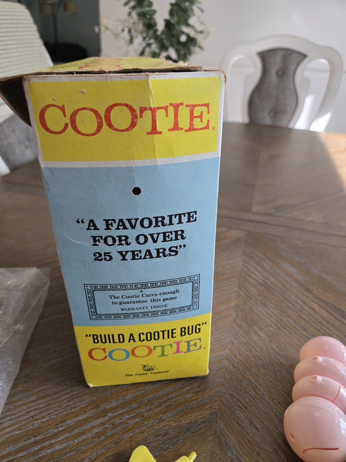 Vintage 1972 Schaper Cootie Game No. 200 B Original Box