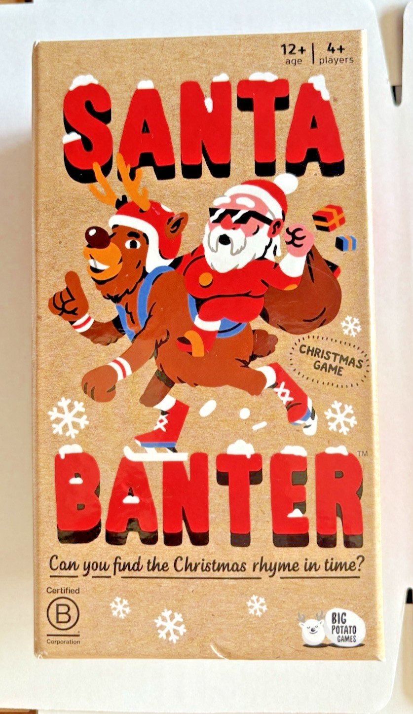 Big Potato Party Game Christmas Santa Banter Box Brand New