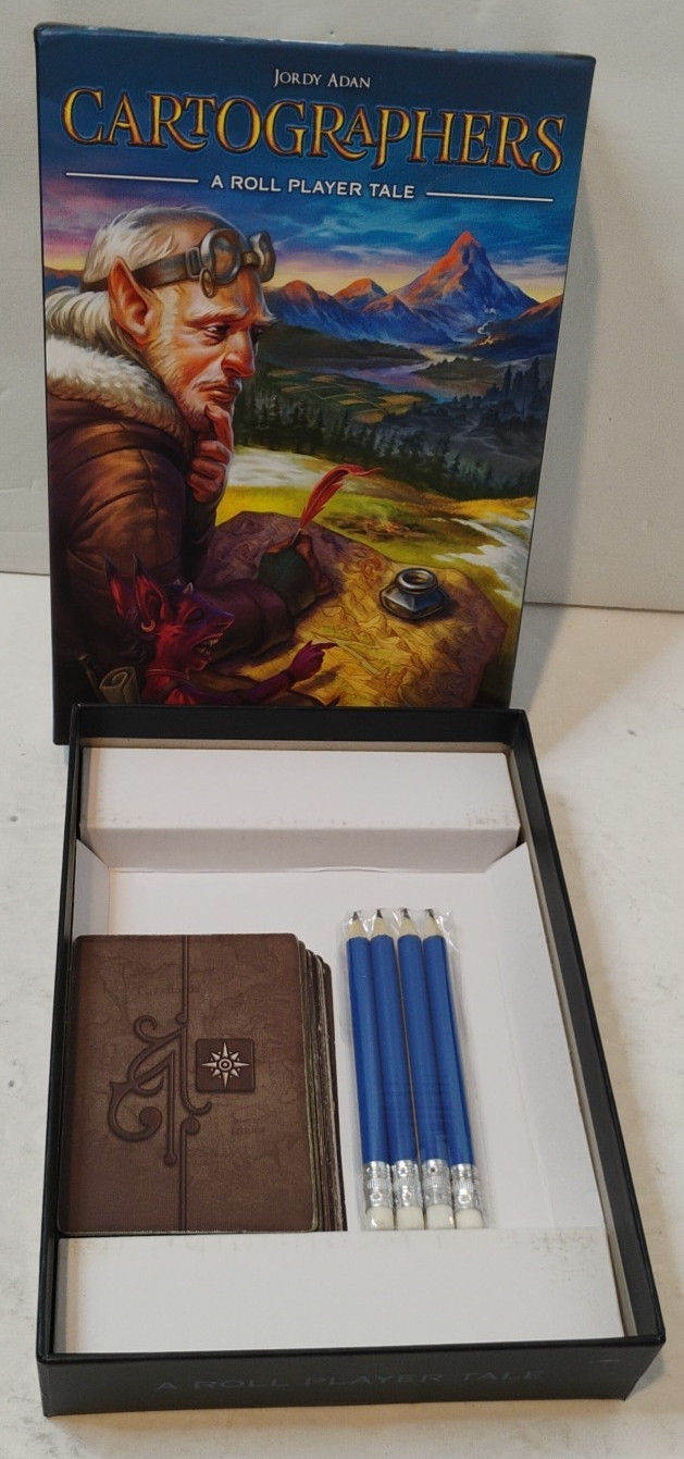 2019 Cartographers Jordy Adan A Roll Player Tale Board Game COMPLETE
