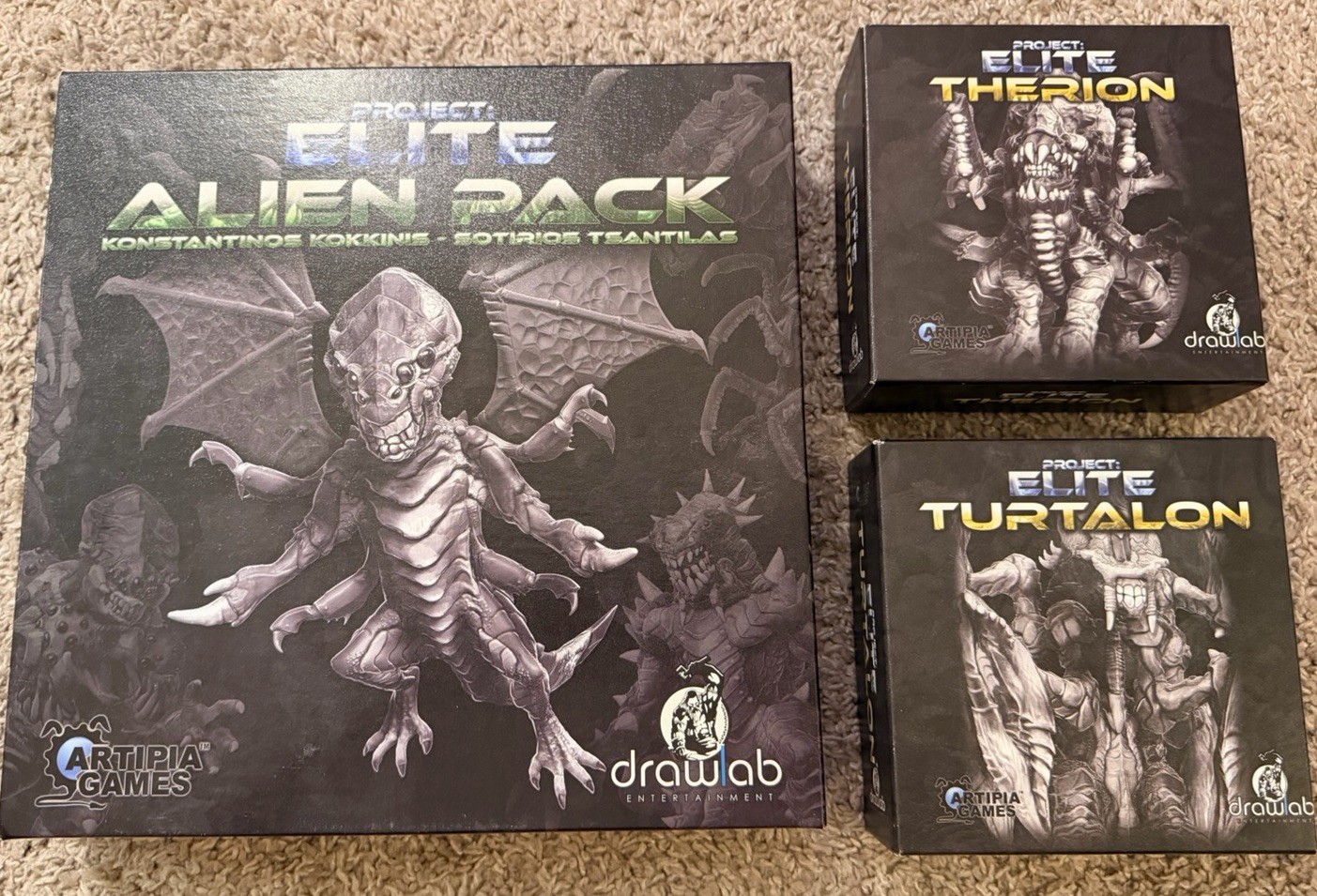 Project: ELITE Game Kickstarter Set Open Box