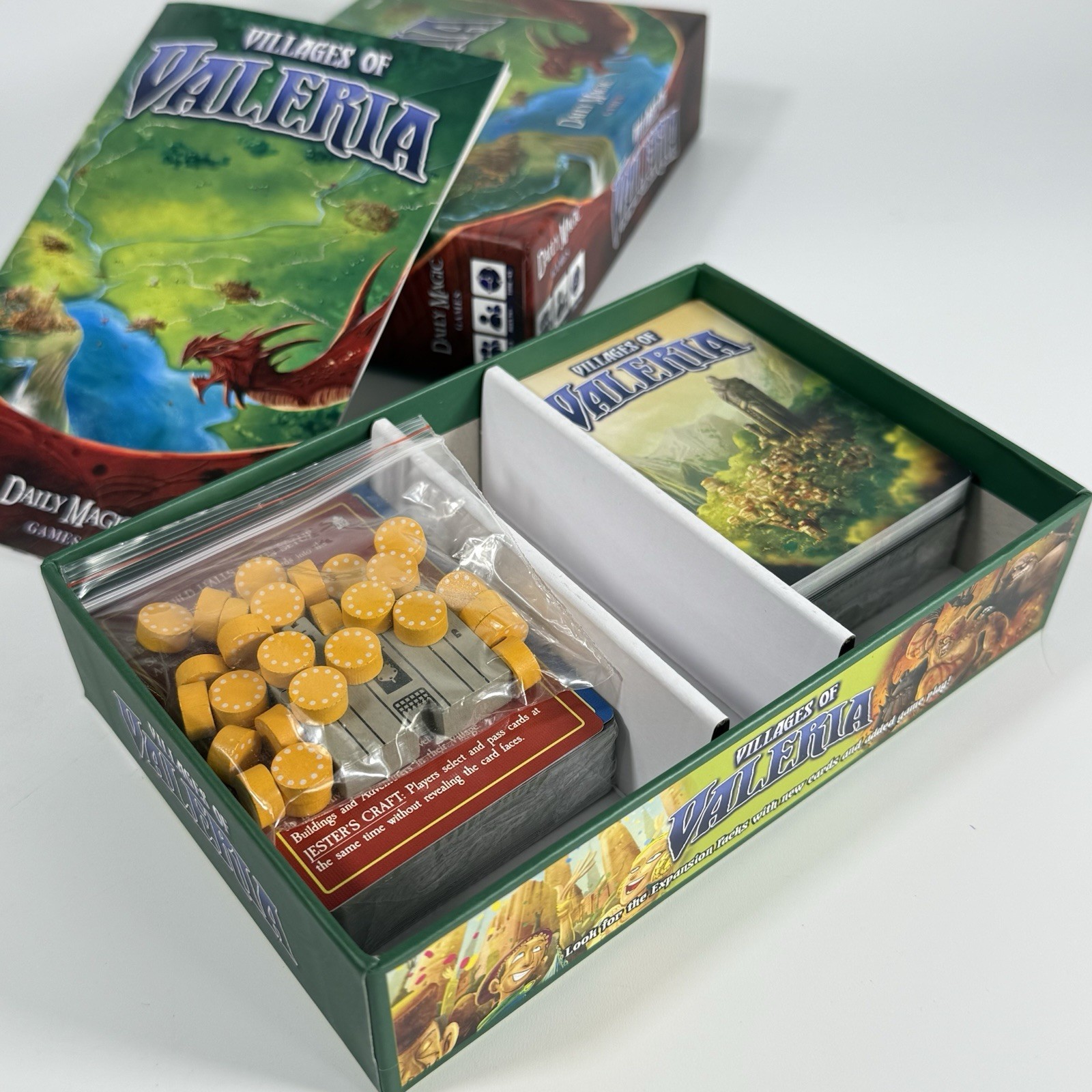 Villages of Valeria Card Game by Daily Magic Games Open box Cards Sealed Unused