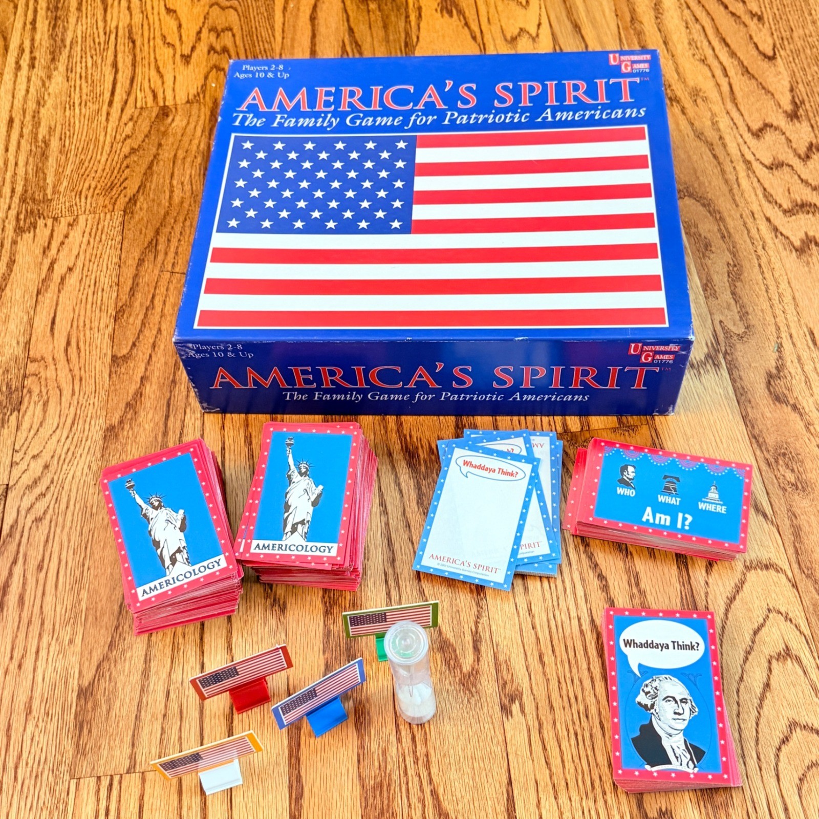 Americas Spirit The Family Game for Patriotic Americans University Games *read*