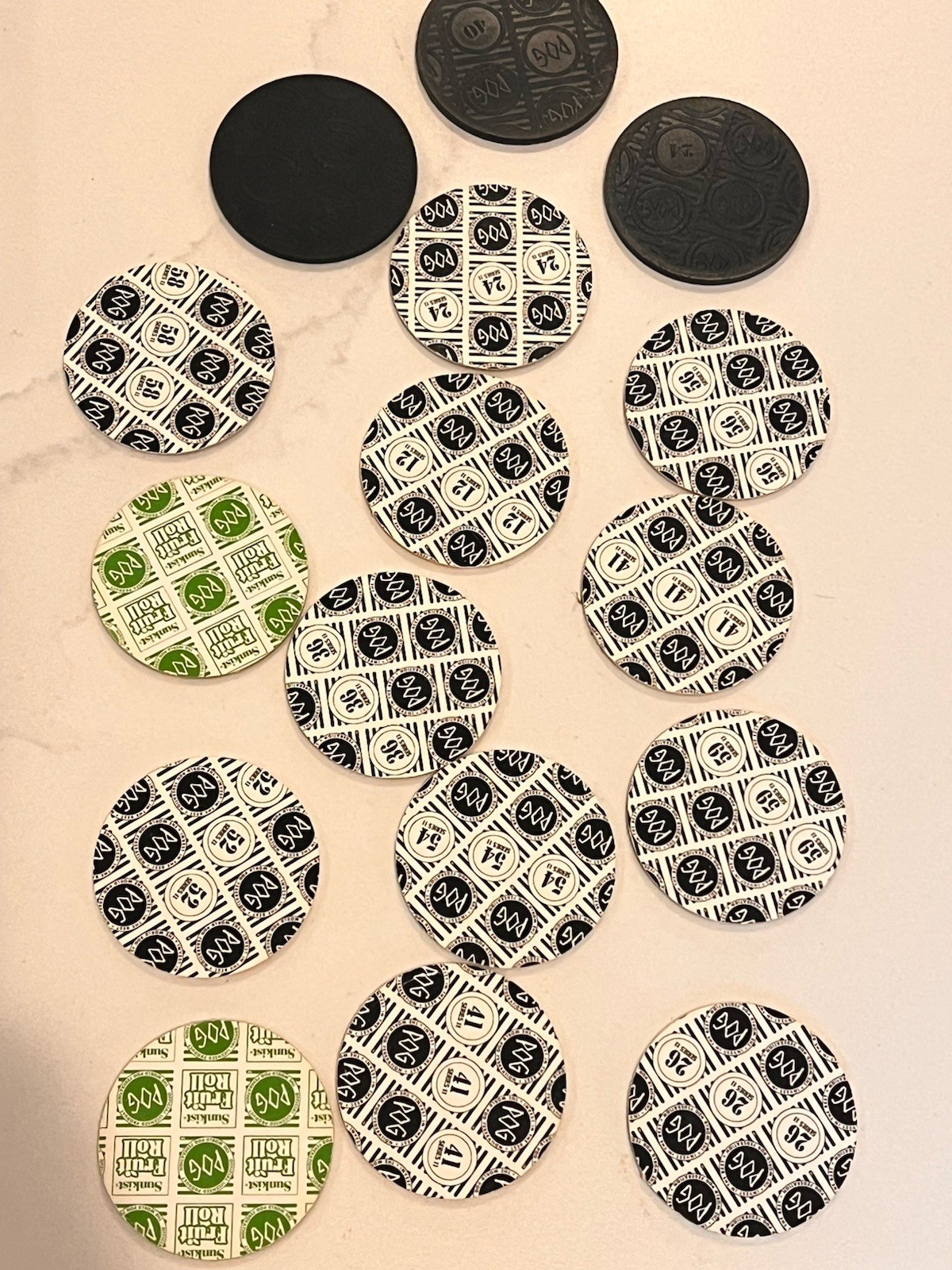 Lot of 13 Pogman Pogs Slammer The World Pog Federation Authentic POG Brand WPF