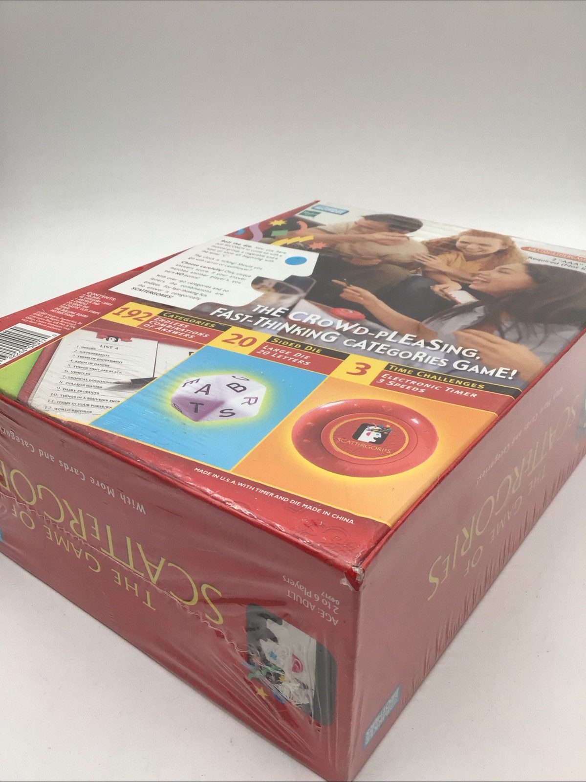 The Game of Scattergories (2003) Parker Brothers Hasbro – Vintage Sealed NEW