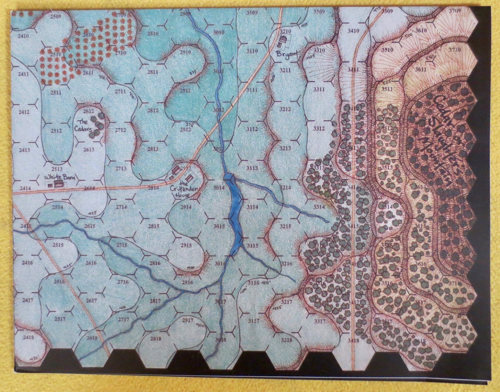 Stonewall’s Sword – The Battle of Cedar Mountain Revolution Games 2015 unpunched