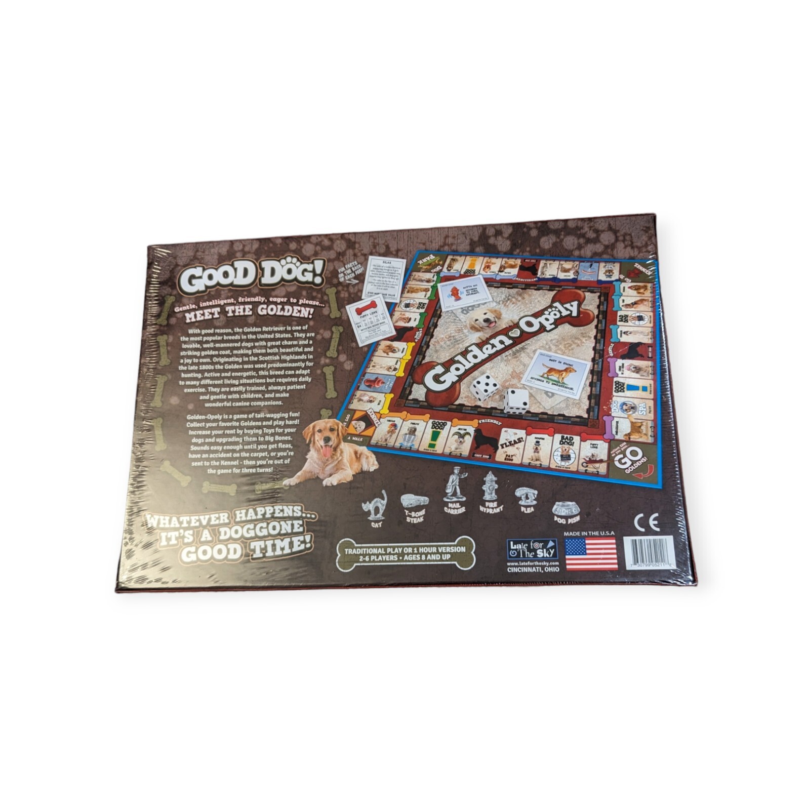 Late for the Sky Golden Retriever Golden-Opoly Board Game New Sealed USA