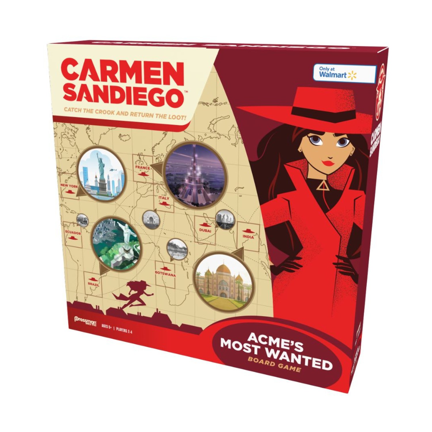 Pressman Boardgame Carmen Sandiego – ACME’s Most Wanted Box VG+/NM