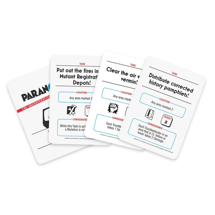 Paranoia The Uncooperative Board Game – Fun Sci-Fi Strategy for 2-6 Players