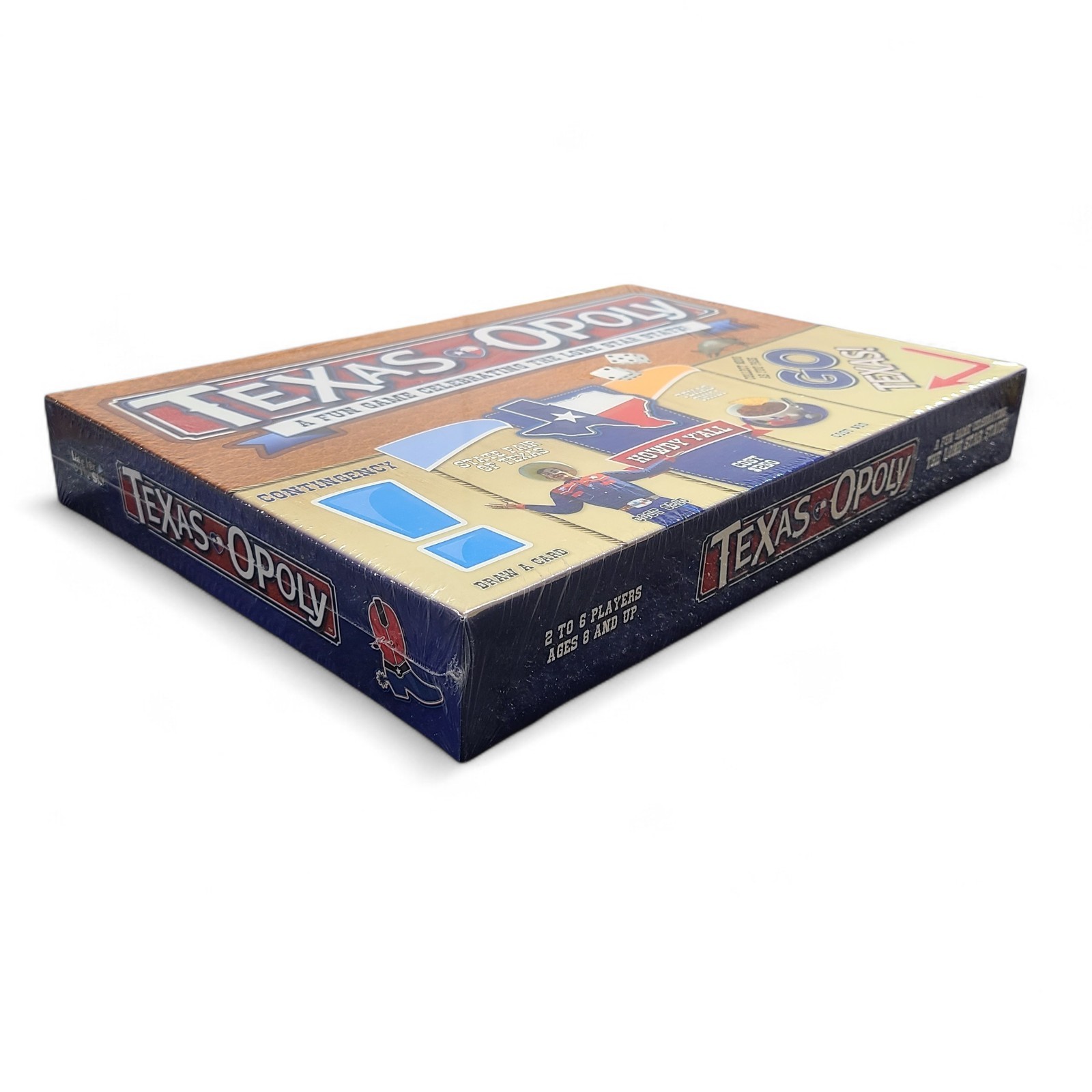 Texas-Opoly Monopoly-Style Board Game Sealed