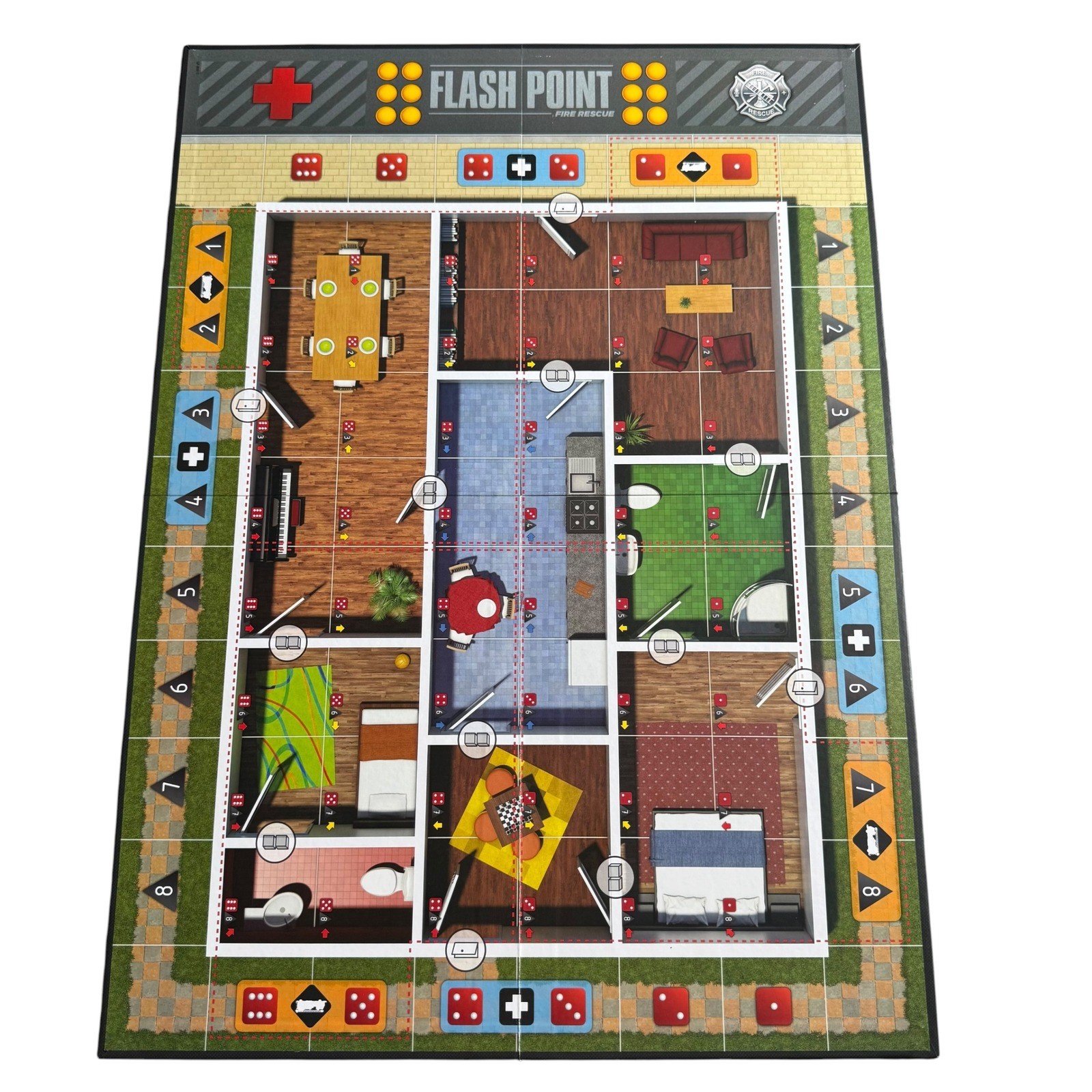 Indie Boards Cards Flash Point Fire Rescue Cooperative Strategy Board Game Comp