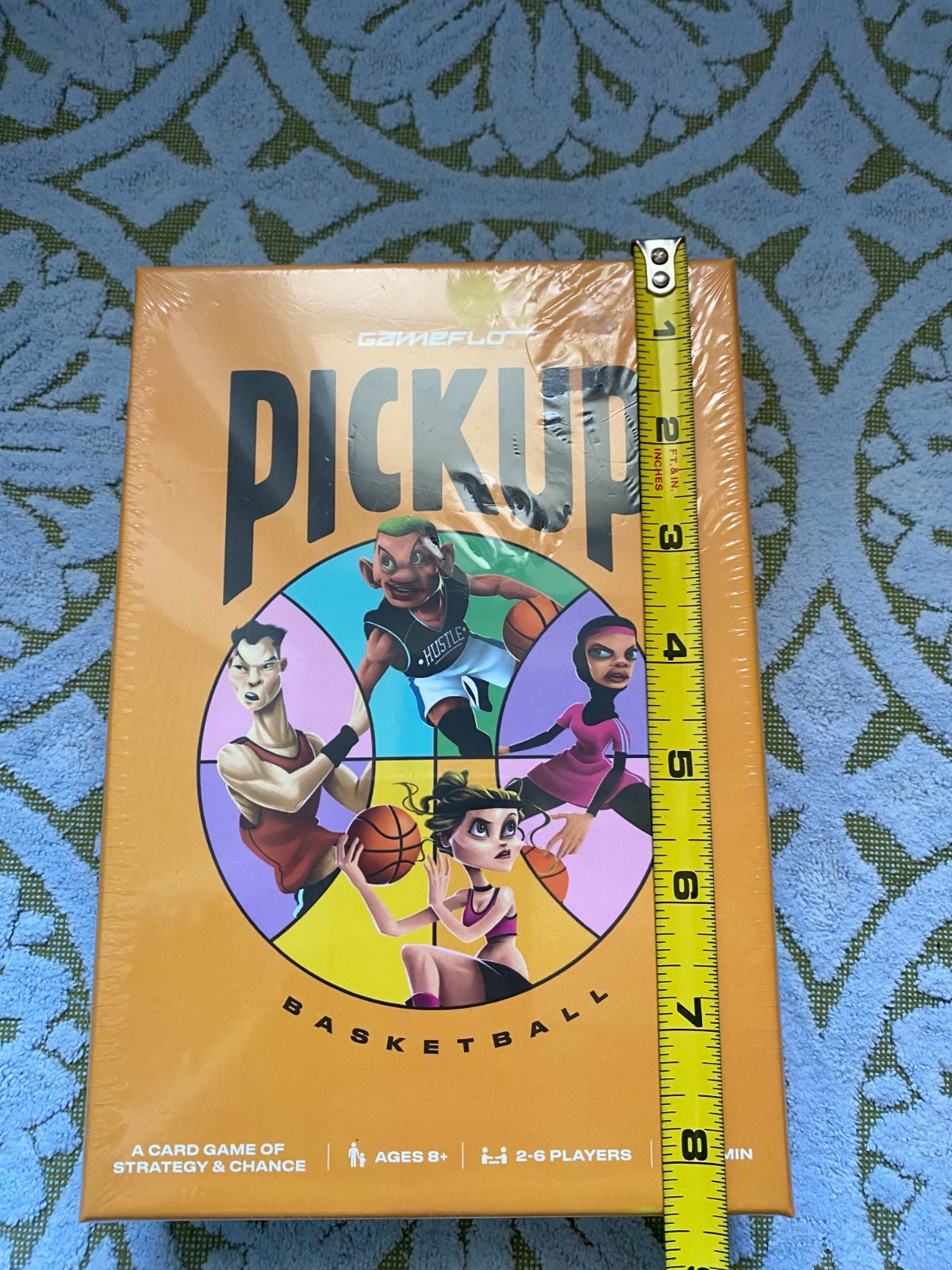 Gameflo Pickup Basketball Card Game Of Strategy Ages 8+ 2 – 6 Players NIP Sealed