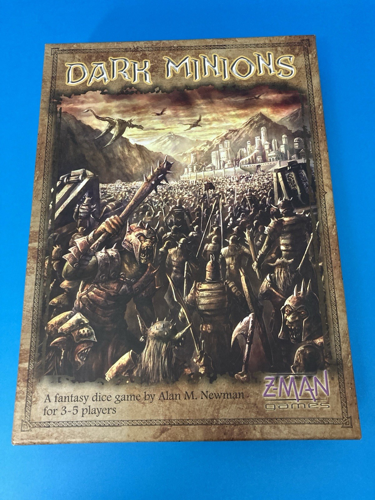 Dark Minions Fantasy Dice Game 3-5 Players Ages 10+ 45-60 Minutes