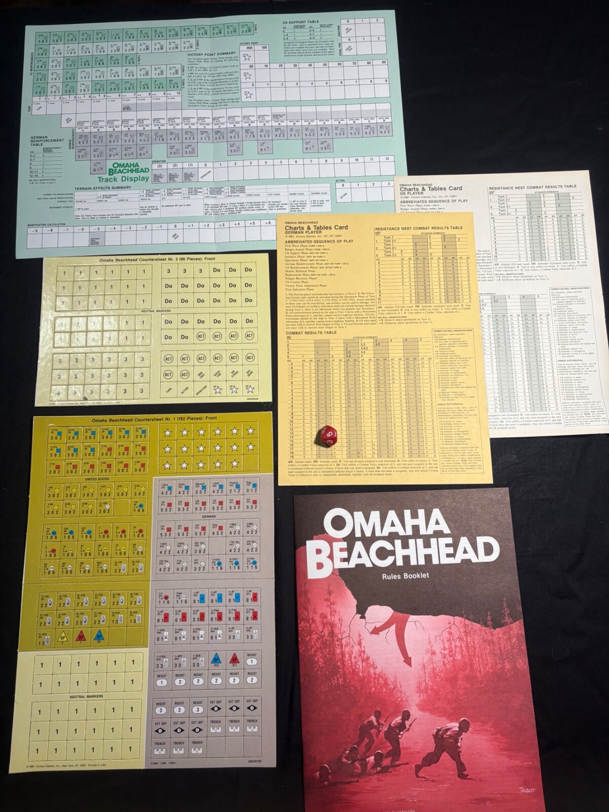 Omaha Beach Battle for the Bocage 1987 Victory Games