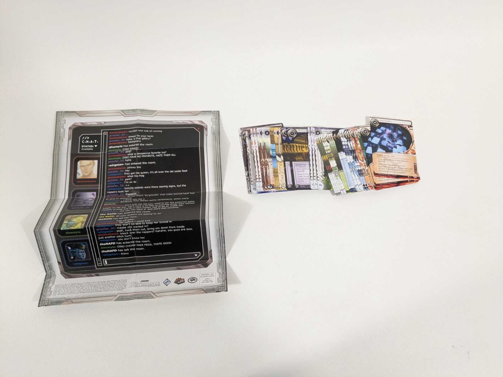 Fantasy Flight Games Android Netrunner Card Game LCG Double Time + Insert