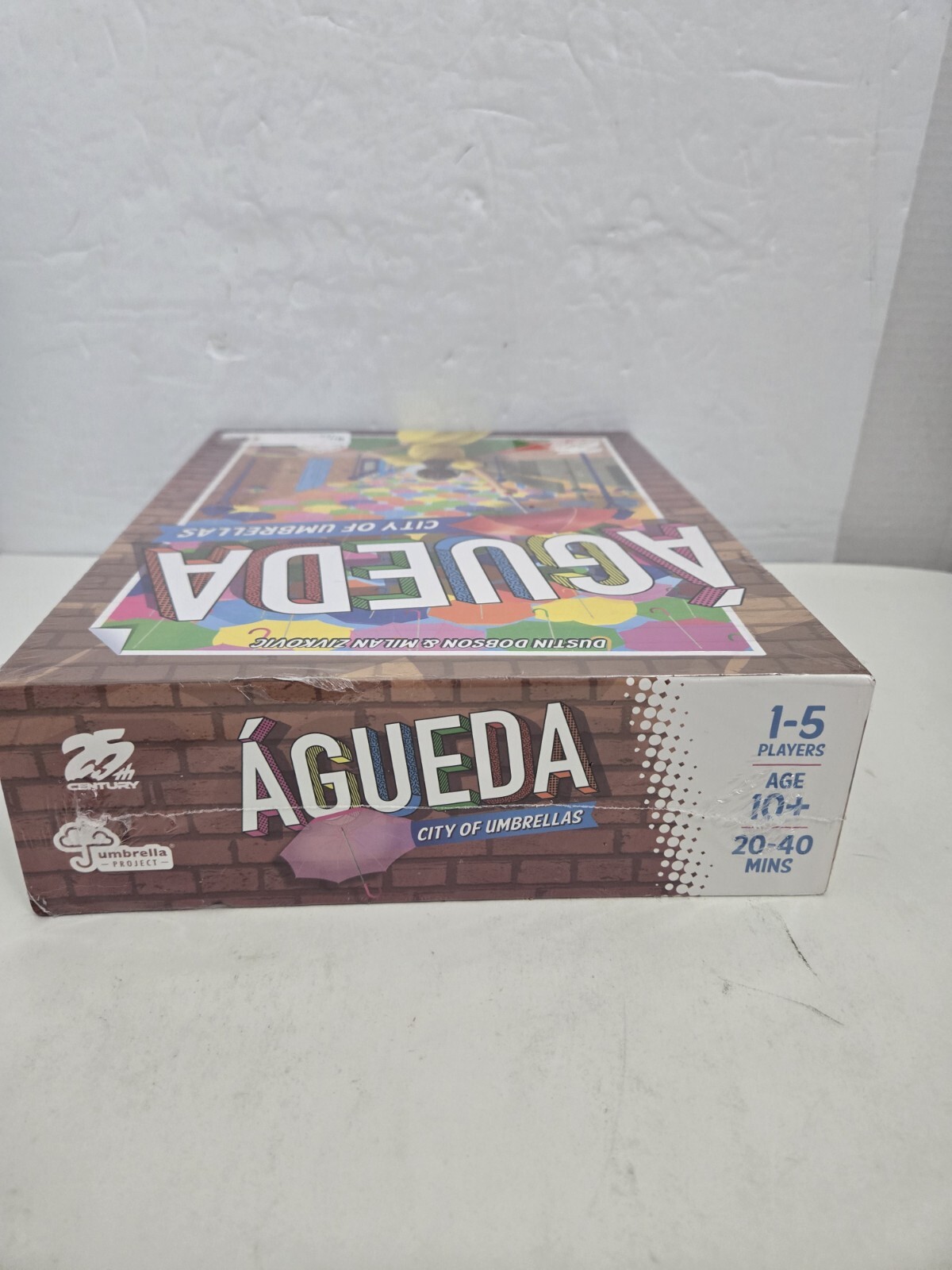 Águeda City of Umbrellas Strategy Board Game Dobson Zivkovic Sealed READ