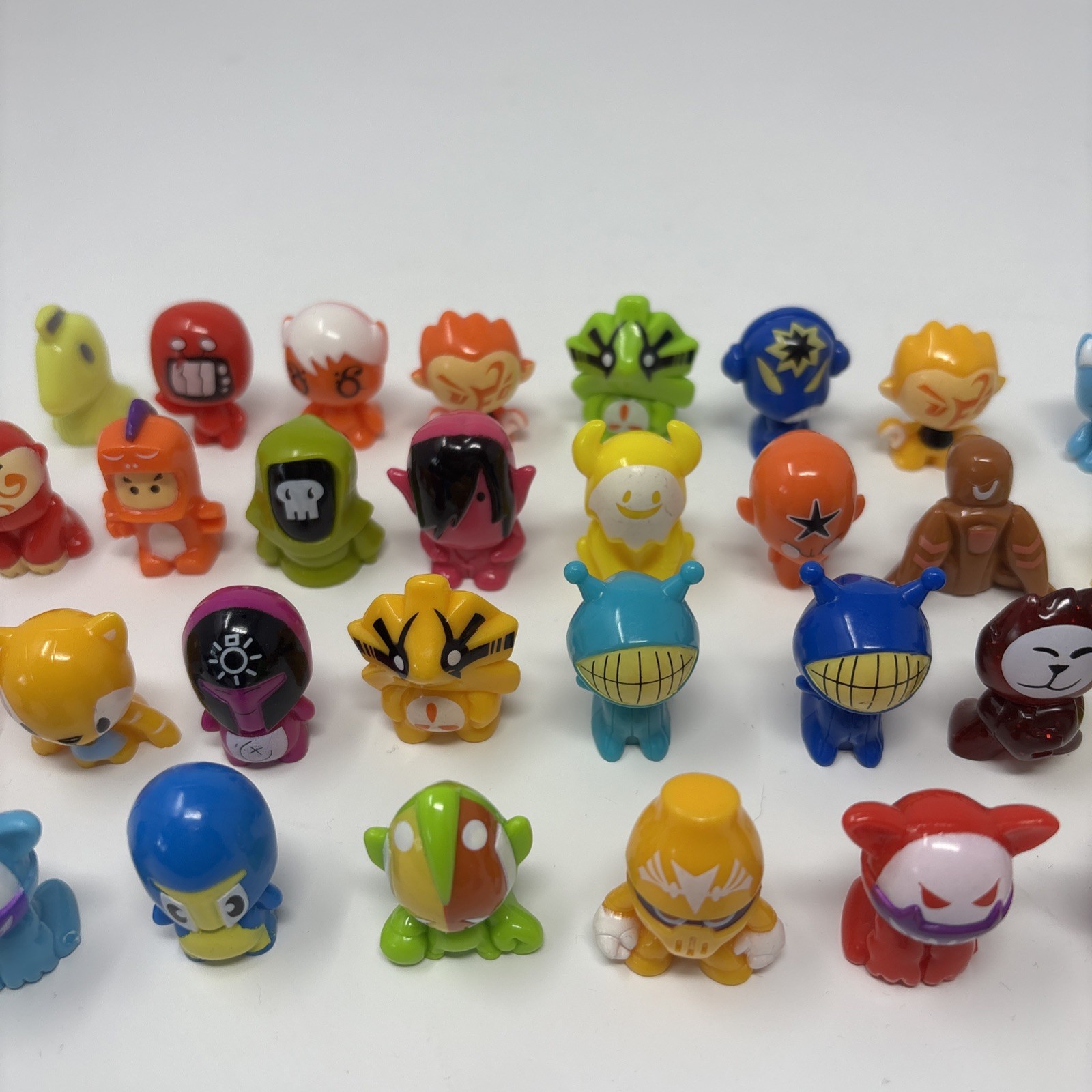 Vintage Gogos Crazy BonesAssorted Mini Figures Mixed Lot Of 41