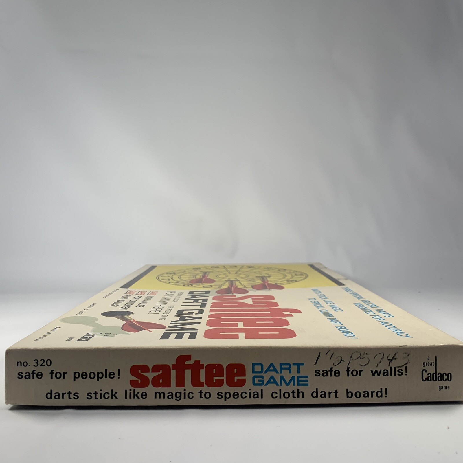 Saftee Dart Game 1972 Vintage Cadaco Safety Children Safe USA in Box
