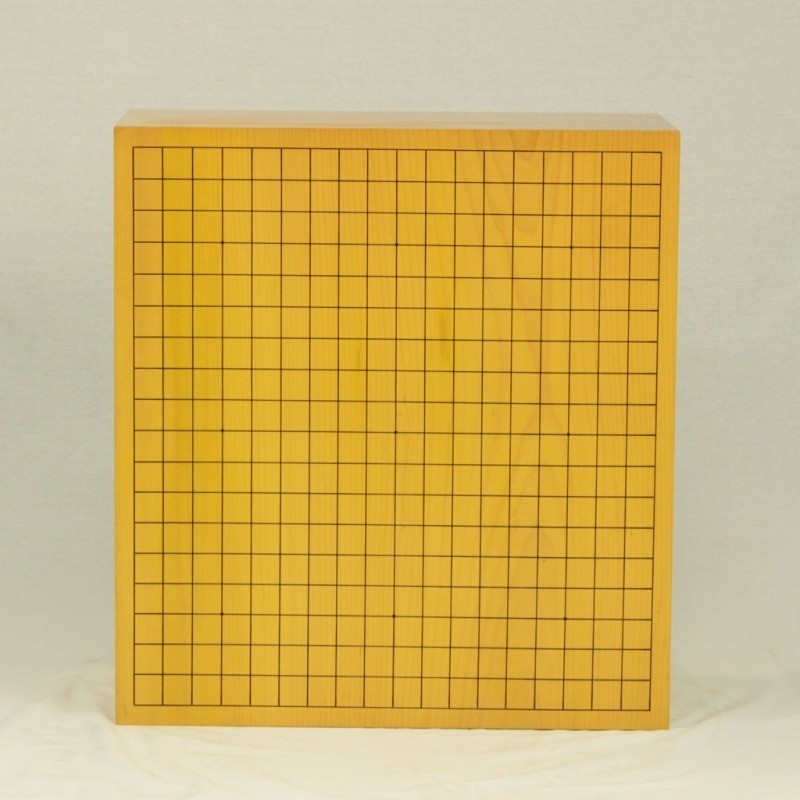 Mint Japanese Goban IGO “HON-KAYA 本榧” Wooden Board 4 legs Thick 7.6 in With Box
