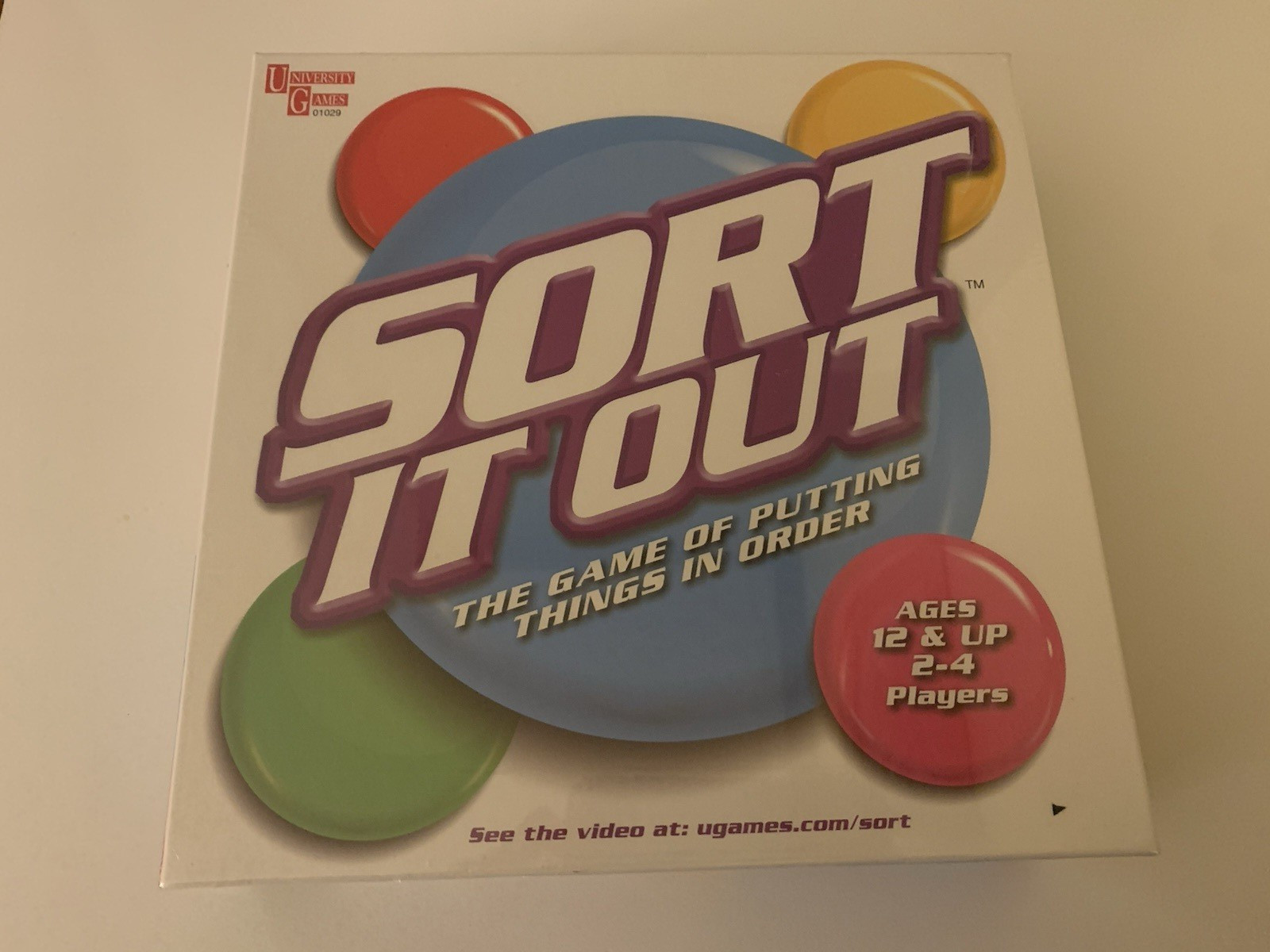 Sort It Out Board Game by University Games 2 to 4 Players Ages 12+ Brand New