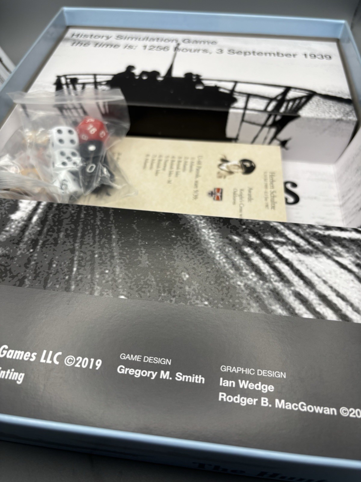 The Hunters: German U-Boats at War, 1939-43 Board Game GMT Games