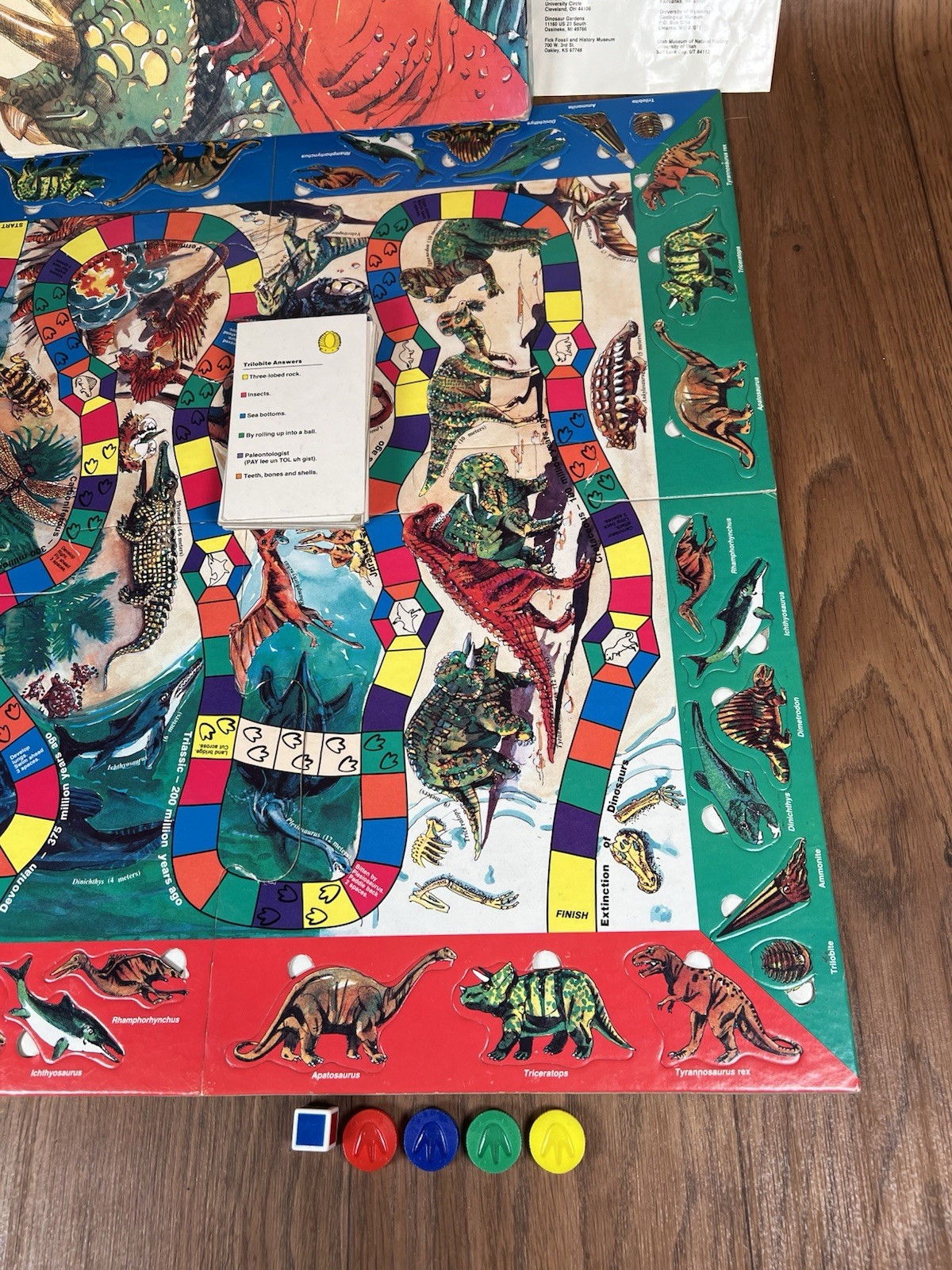 VTG Dinosaurs and Things Board Game by Aristoplay Complete!