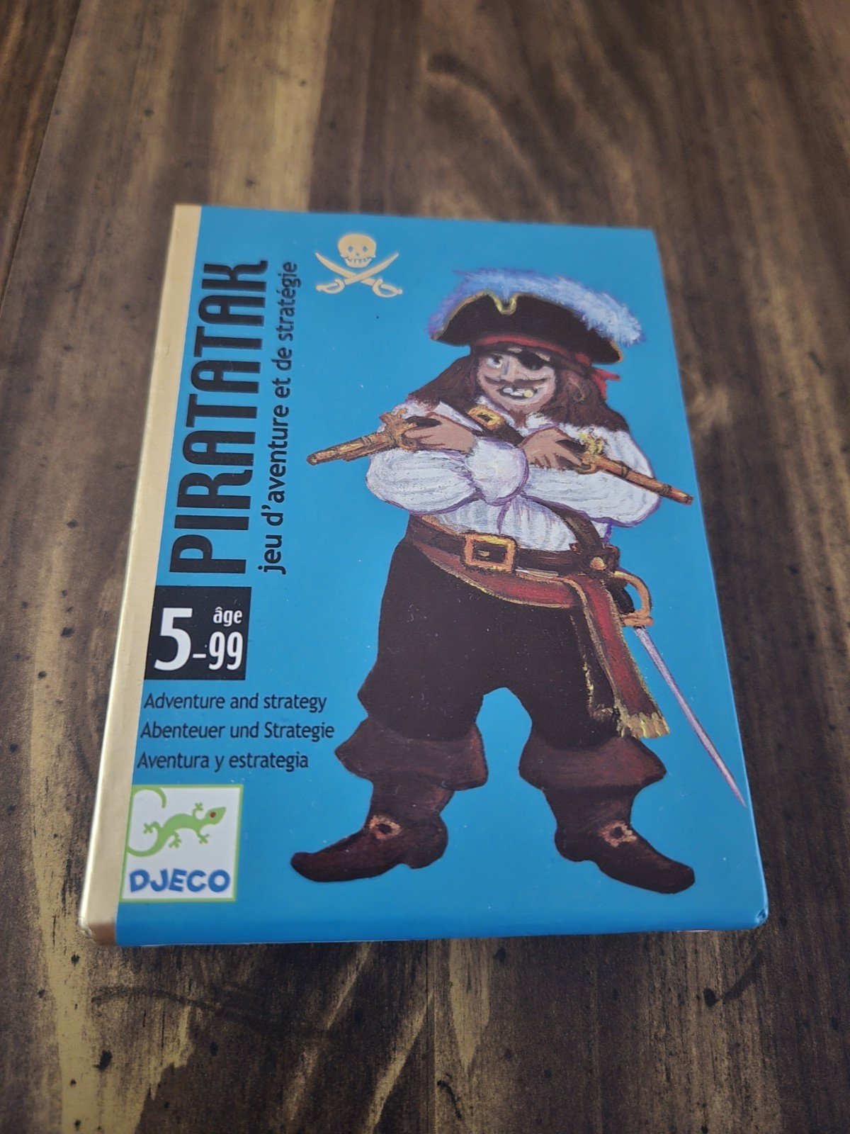 Djeco Piratatak Card Game Pirate Adventure & Strategy Game