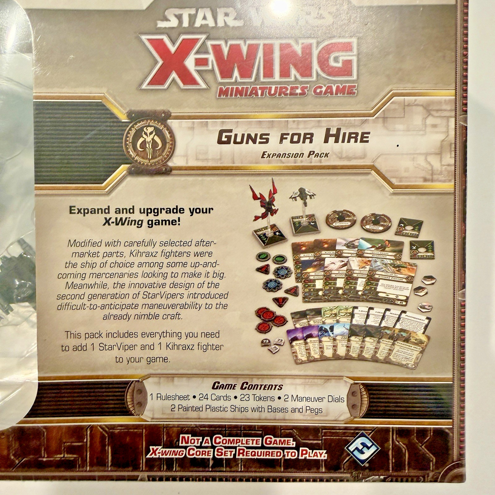 NEW Star Wars X-Wing Miniatures Guns For Hire Expansion Pack SEALED